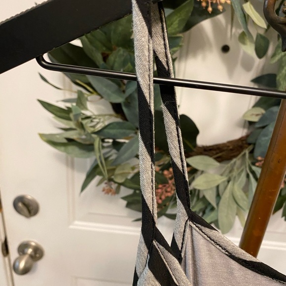 NWT Poof! Contrasting Stripes Full Maxi Sleeveless Dress L - Picture 4 of 9